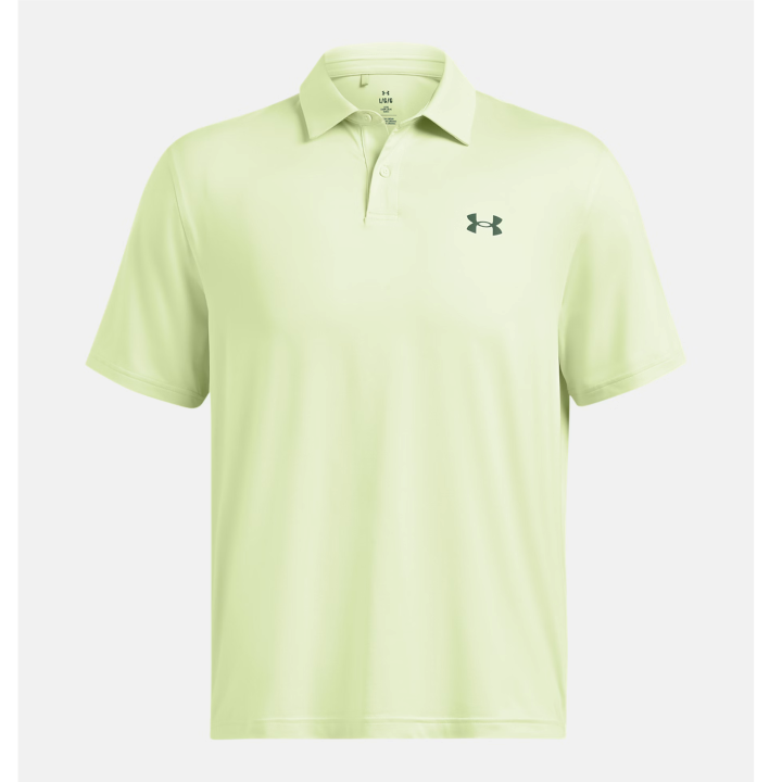 Under Armour Men's UA Tee To Green Polo - Retro Green / Forest Green - 1383714-383