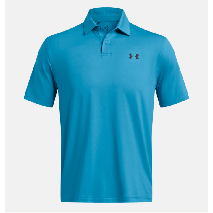 Under Armour Men's UA Tee To Green Polo - Capri / Black - 1383714-419