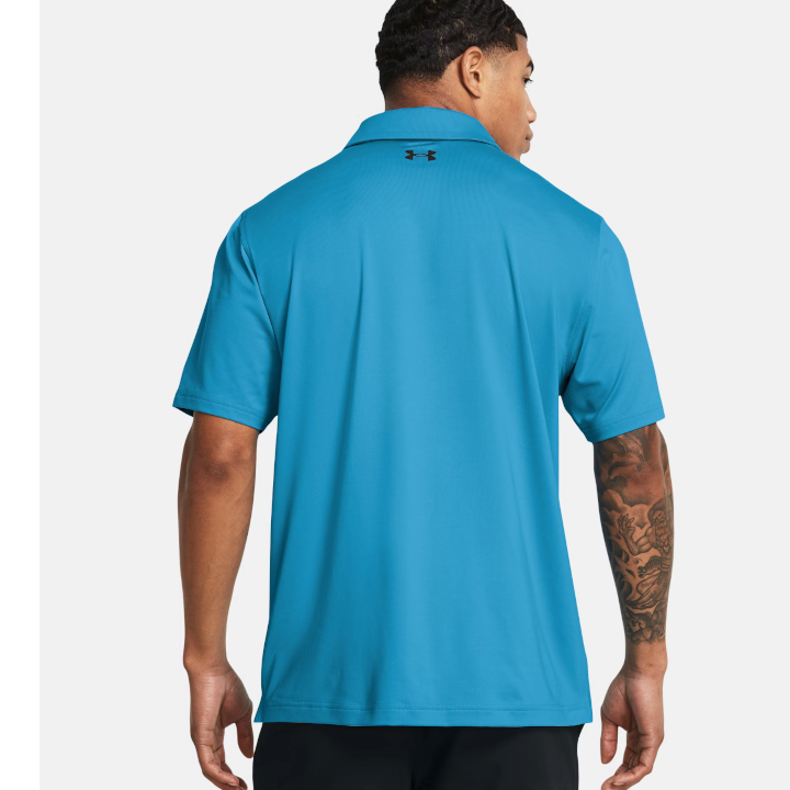 Under Armour Men's UA Tee To Green Polo - Capri / Black - 1383714-419