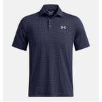 Under Armour Men's UA Playoff 3.0 Printed Polo - Midnight Navy / White - 1378677-417