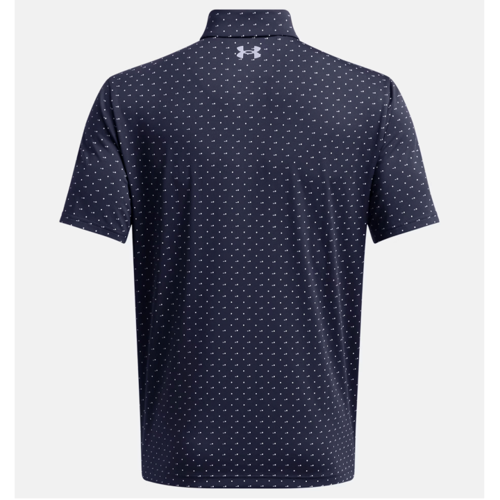 Under Armour Men's UA Playoff 3.0 Printed Polo - Midnight Navy / White - 1378677-417