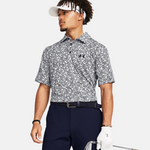 Under Armour Men's UA Playoff 3.0 Printed Polo - Midnight Navy - 1378677-416