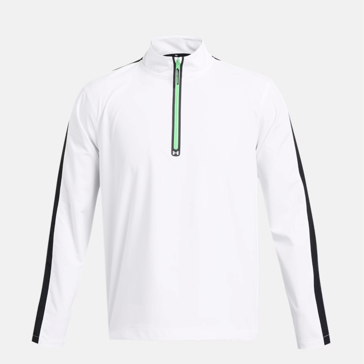 Under Armour Men's UA Storm Windstrike ½ Zip - White / Matrix Green - 1383149-100