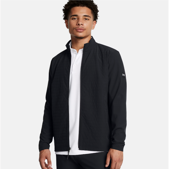 Under Armour Men's UA Drive Pro Storm Lightweight Insulated Jacket - Black / Metallic Silver - 1387119-001