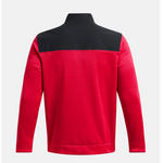 Under Armour Men's UA Drive Storm SweaterFleece ½ Zip - Red / Black - 1387121-600