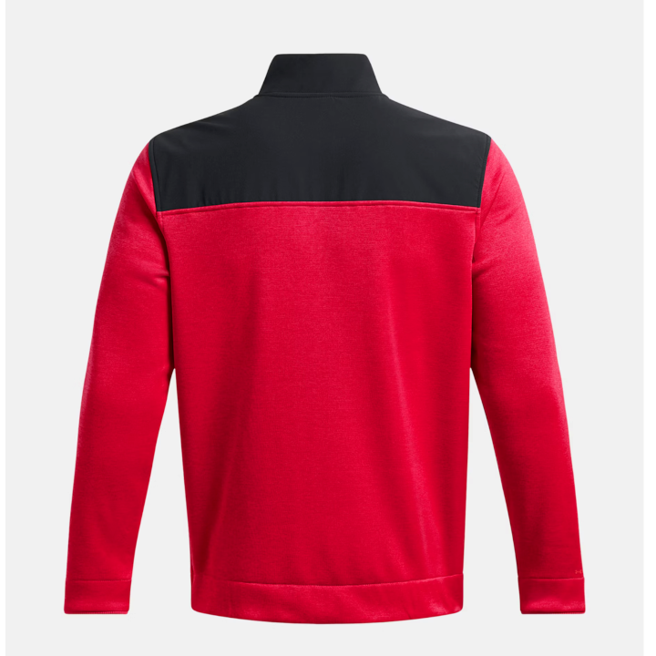 Under Armour Men's UA Drive Storm SweaterFleece ½ Zip - Red / Black - 1387121-600