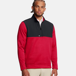 Under Armour Men's UA Drive Storm SweaterFleece ½ Zip - Red / Black - 1387121-600