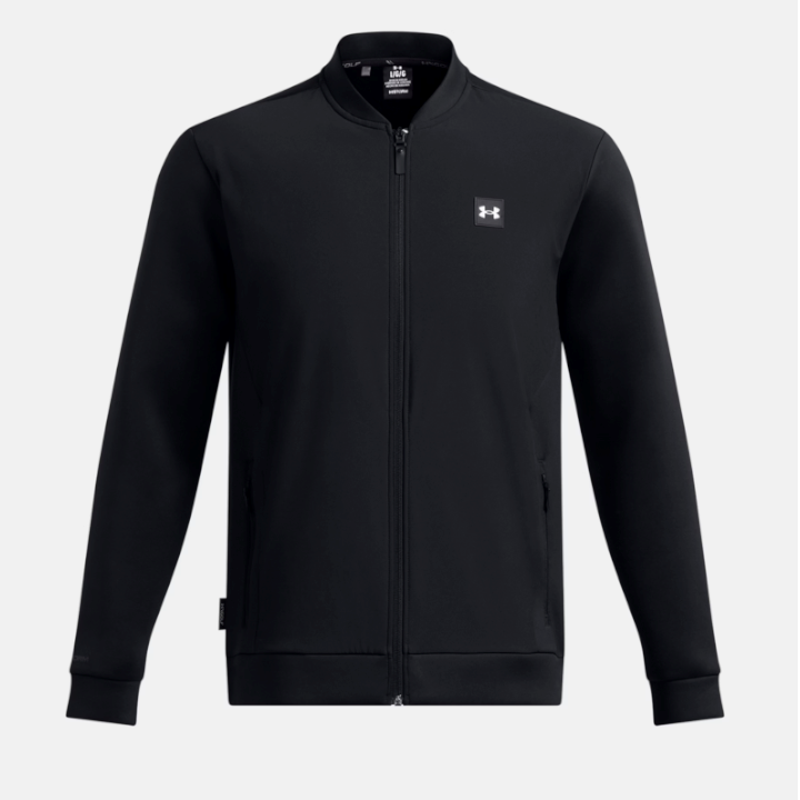 Under Armour Men's UA Drive Pro Storm Hybrid Full-Zip Jacket - Black / Metallic Silver - 1387117-001