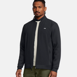 Under Armour Men's UA Drive Pro Storm Hybrid Full-Zip Jacket - Black / Metallic Silver - 1387117-001