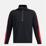 Under Armour Men's UA Storm Windstrike ½ Zip - Black / Red - 1383149-001