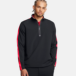 Under Armour Men's UA Storm Windstrike ½ Zip - Black / Red - 1383149-001