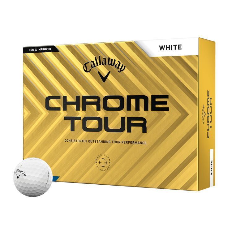 Callaway Chrome Tour Golf Balls White (Multi Buy) 2024 White
