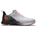 FootJoy Mens FJ Fuel Golf Shoes - 55420 2025 White/Black/Coral