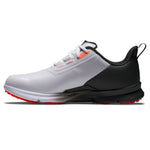FootJoy Mens FJ Fuel Golf Shoes - 55420 2025 White/Black/Coral