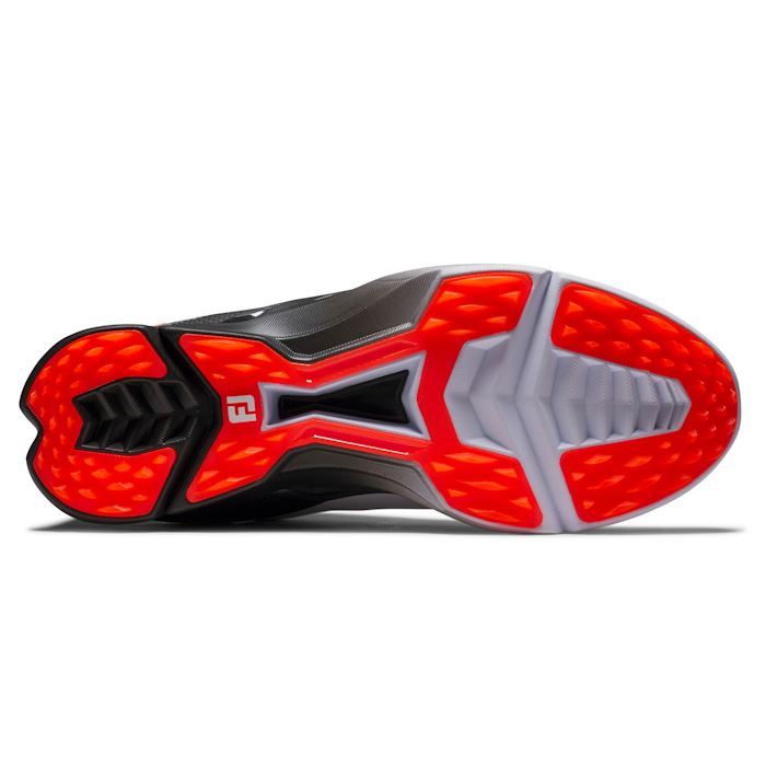 FootJoy Mens FJ Fuel Golf Shoes - 55420 2025 White/Black/Coral