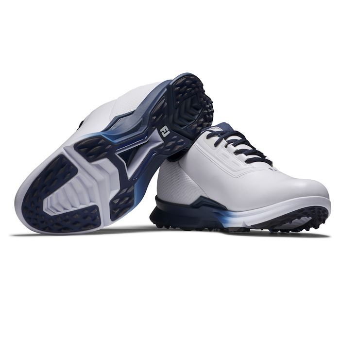 FootJoy Mens FJ Fuel Golf Shoes - 55422 2025 White/Navy/Blue