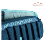 Sun Mountain Kube Wheeled Travel Cover Blue/Spruce/Waterfall
