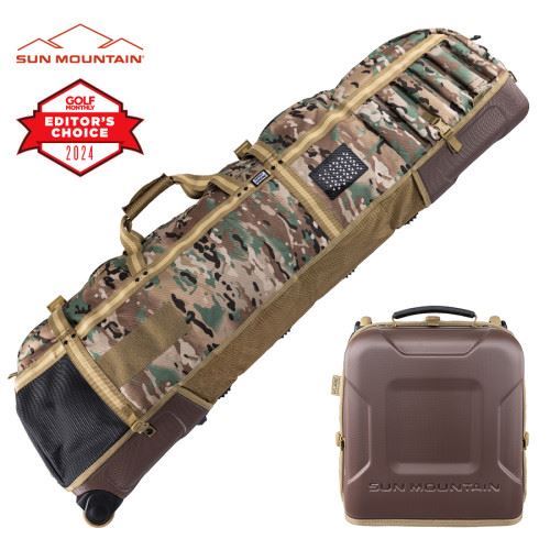 Sun Mountain Kube Wheeled Travel Cover Sand/Camouflage