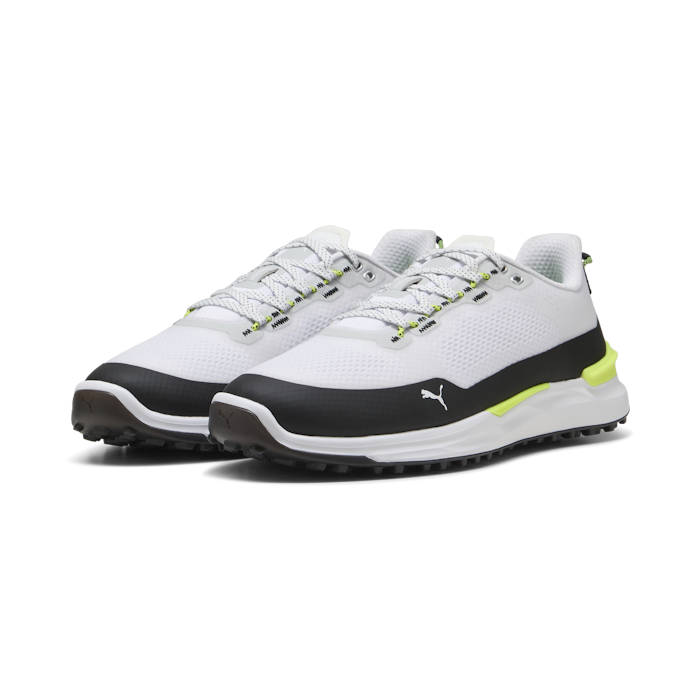 Puma Mens Ignite Elevate X Golf Shoes - 310221-09 White/Black/Yellow
