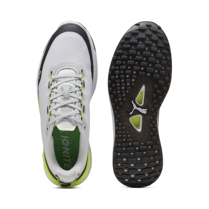 Puma Mens Ignite Elevate X Golf Shoes - 310221-09 White/Black/Yellow