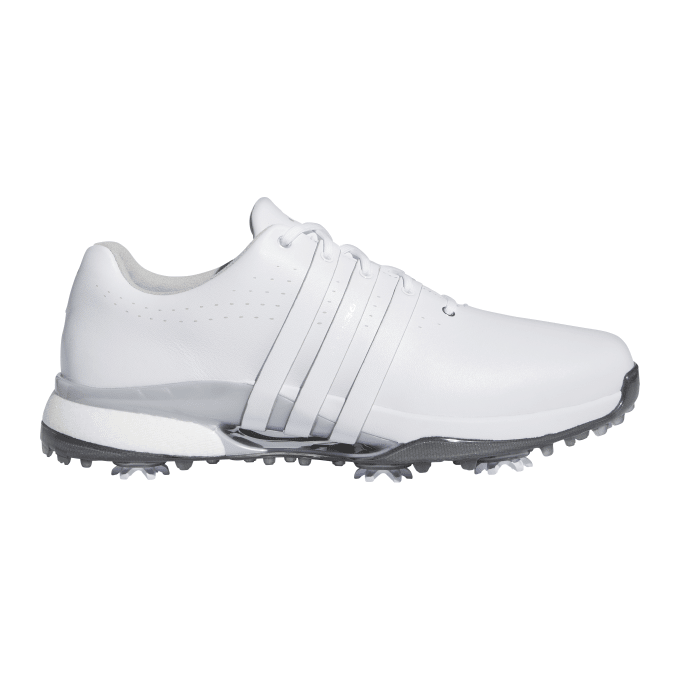 adidas Mens Tour 360 Golf Shoes 24 White/Silver