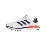 adidas Mens S2G Golf Shoes White/Navy/Red