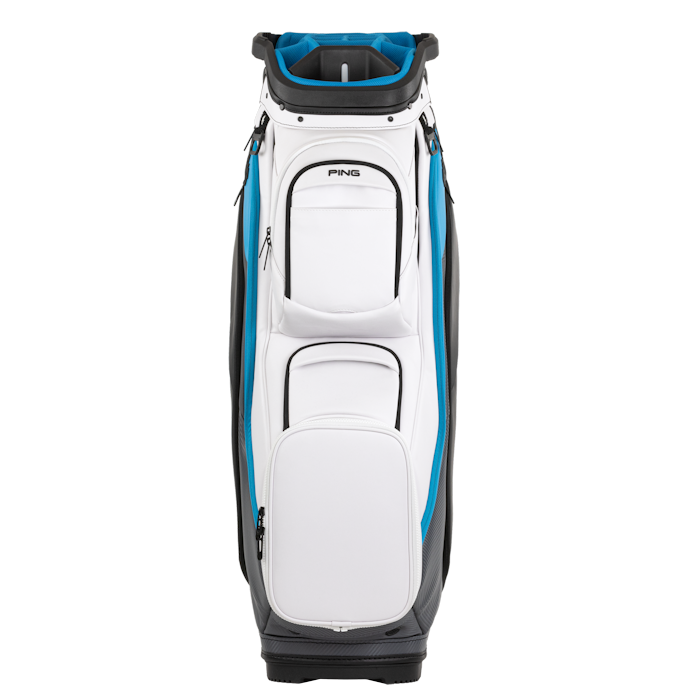 Ping DLX Cart Bag White/Dark Grey/Blue 2025