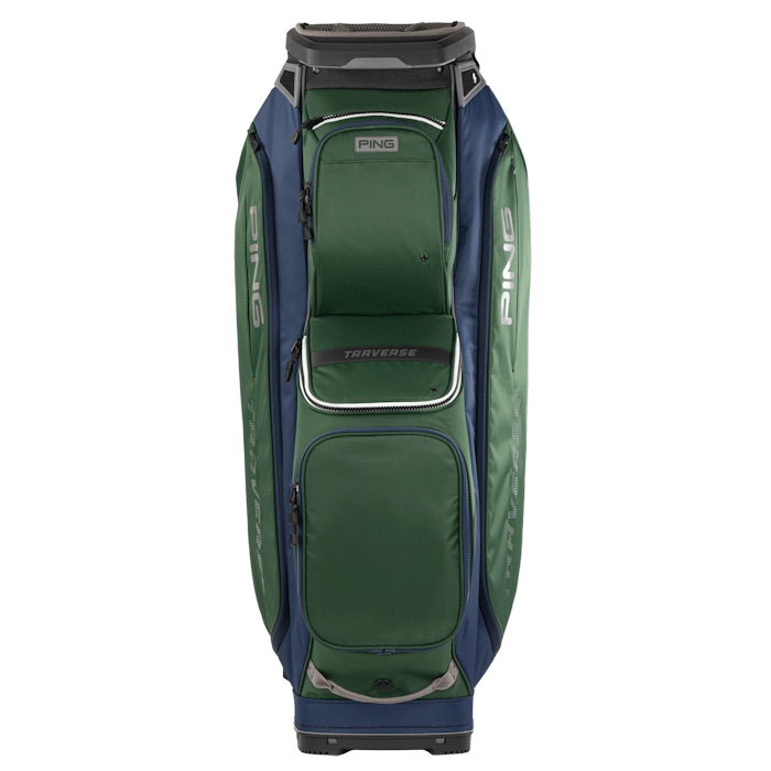 Ping Traverse Cart Bag Dark/Green Grey/Navy 2025