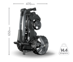 Motocaddy ME Remote electric trolley 2025 with ultra lithium battery