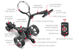 Motocaddy ME Remote electric trolley 2025 with ultra lithium battery