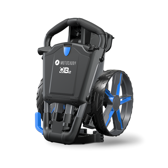 Motocaddy QB2 Push Trolley - Blue