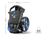 Motocaddy QB2 Push Trolley - Blue