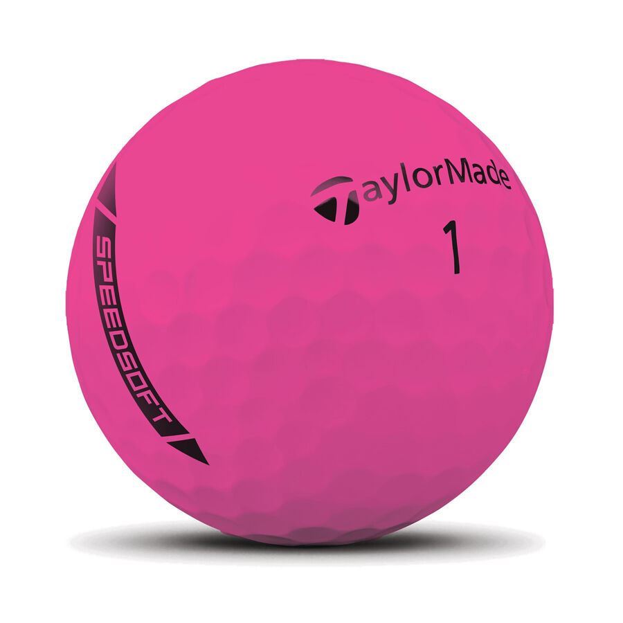 TaylorMade SuperSoft Golf Balls 2025 Pink