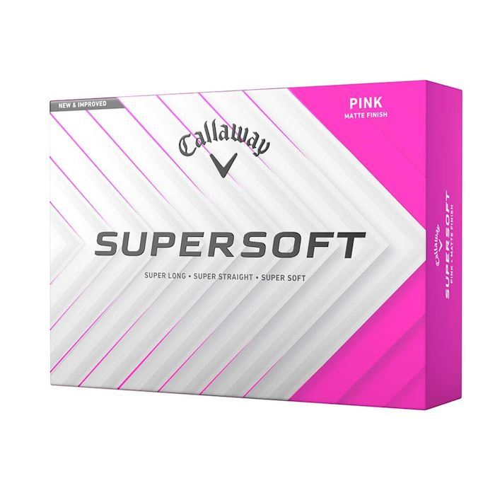 Callaway Supersoft Golf Balls (Multi Buy) 2025 Pink