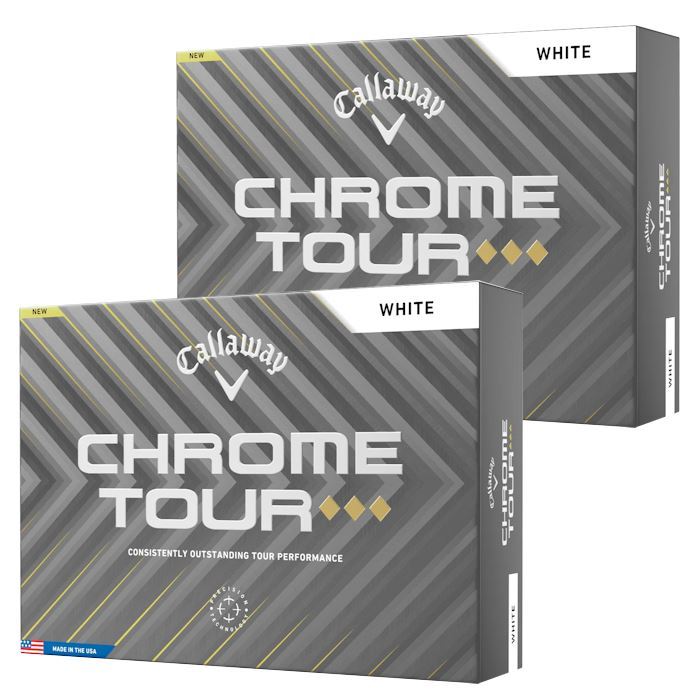 Callaway Chrome Tour Diamond Golf Balls (Multi Buy) 2024 White