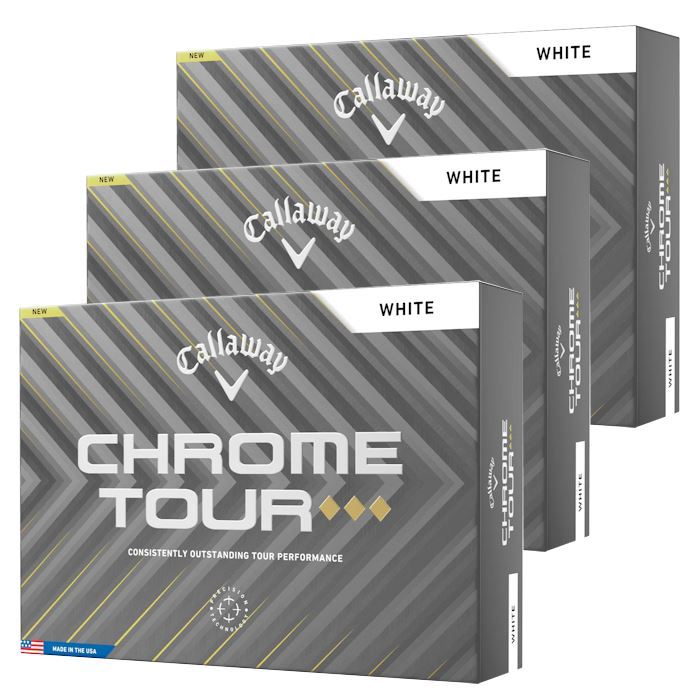 Callaway Chrome Tour Diamond Golf Balls (Multi Buy) 2024 White