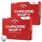 Callaway Chrome Soft Golf Balls (Multi Buy) 2024 White