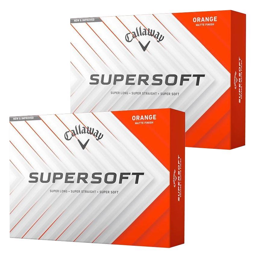 Callaway Supersoft Golf Balls (Multi Buy) 2025 Orange