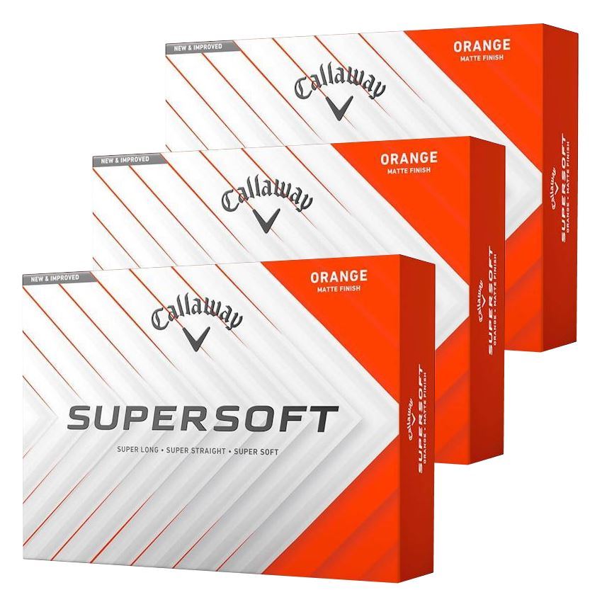 Callaway Supersoft Golf Balls (Multi Buy) 2025 Orange