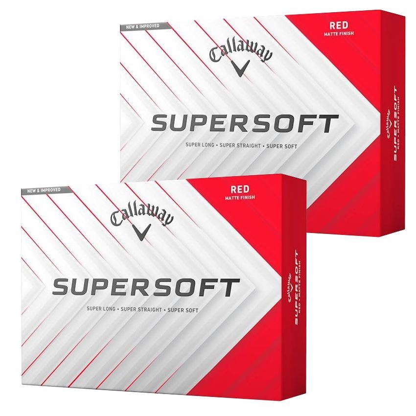 Callaway Supersoft Golf Balls (Multi Buy) 2025 Red