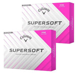 Callaway Supersoft Golf Balls (Multi Buy) 2025 Pink