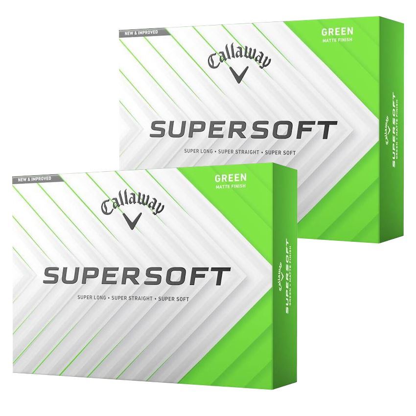 Callaway Supersoft Golf Balls (Multi Buy) 2025 Green