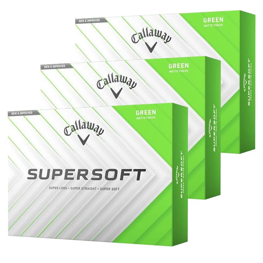 Callaway Supersoft Golf Balls (Multi Buy) 2025 Green