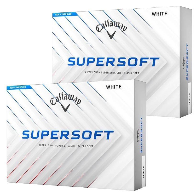 Callaway Supersoft Golf Balls (Multi Buy) 2025 White