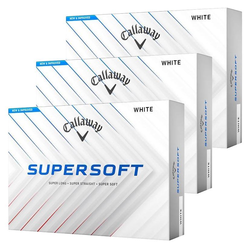 Callaway Supersoft Golf Balls (Multi Buy) 2025 White