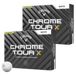 Callaway Chrome Tour X Golf Balls (Multi Buy) 2024 White