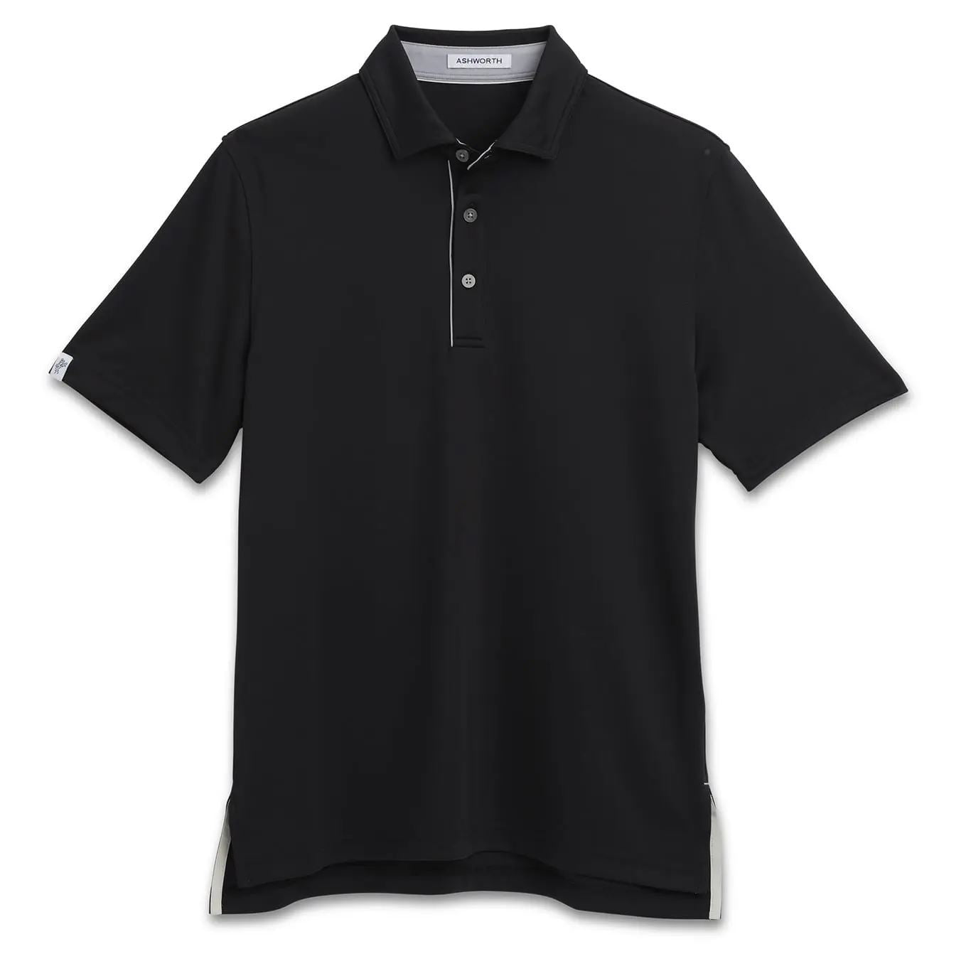 Ashworth Mens Golf Cool Tech Polo Shirt - AM1101 Black