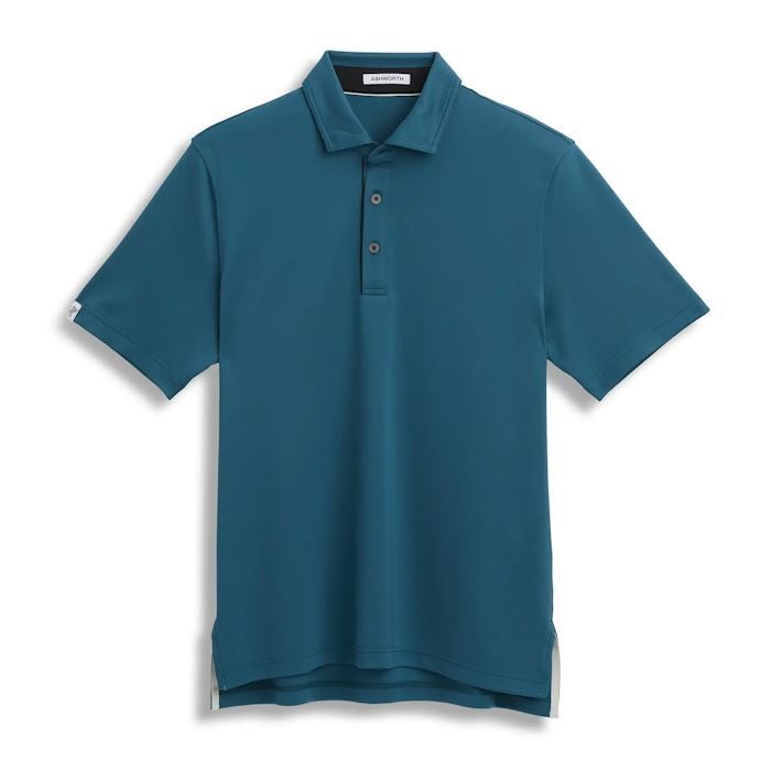 Ashworth Mens Golf Cool Tech Polo Shirt - AM1101 Lagoon