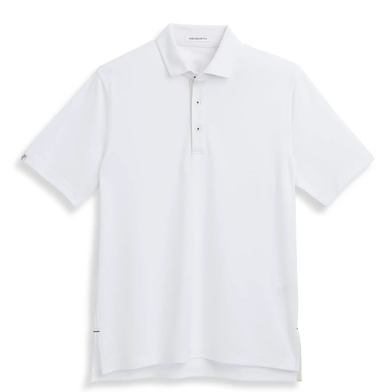 Ashworth Mens Golf Cool Tech Polo Shirt - AM1101 White
