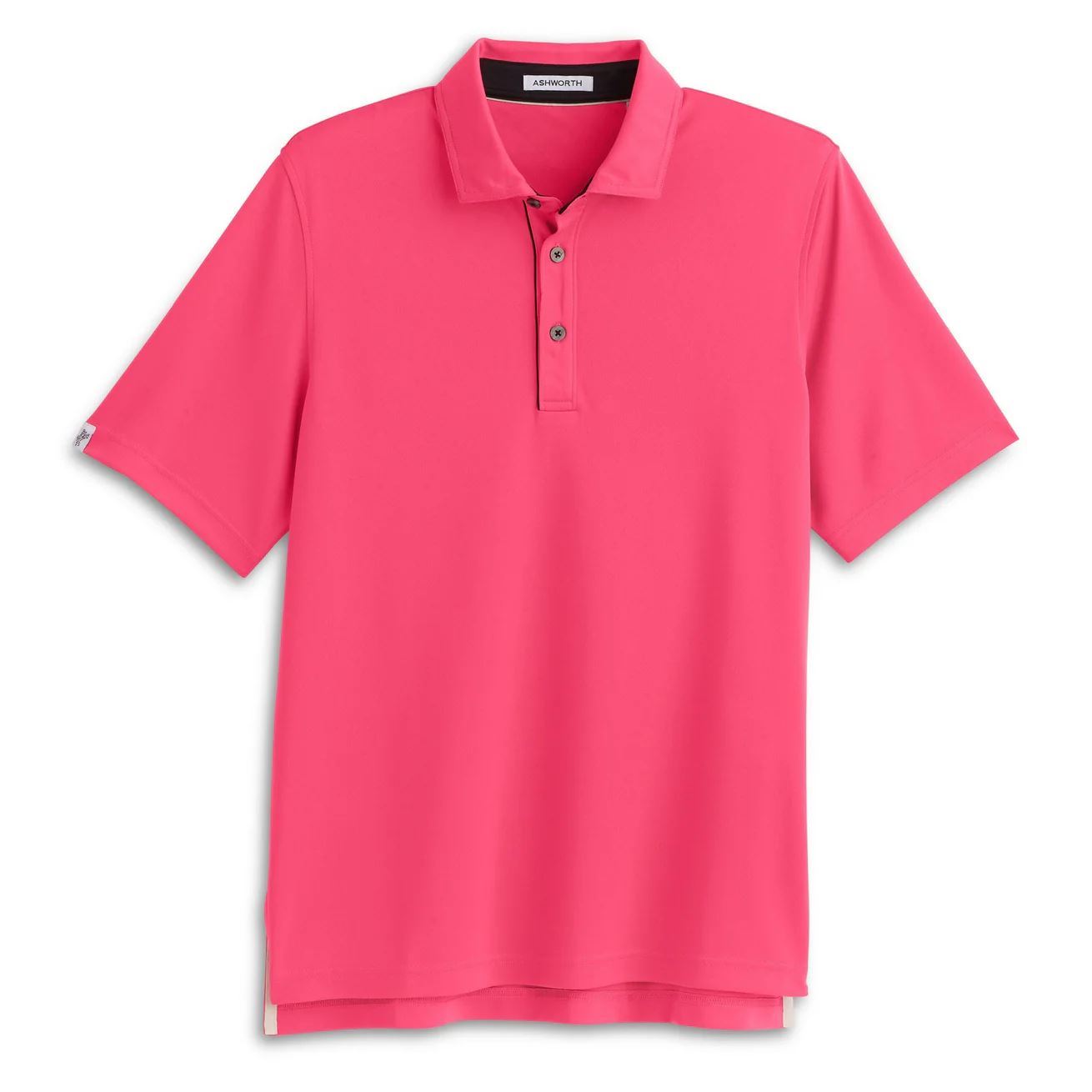 Ashworth Mens Golf Cool Tech Polo Shirt - AM1101 Azalea